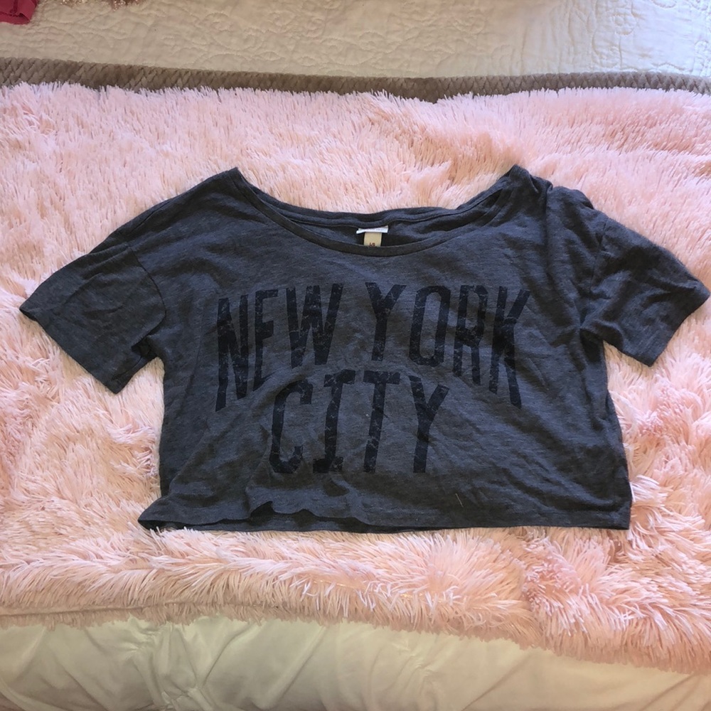 New York City crop top